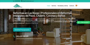 Diseño web de Reformas Las Rozas realizado por Consultor SEO APD