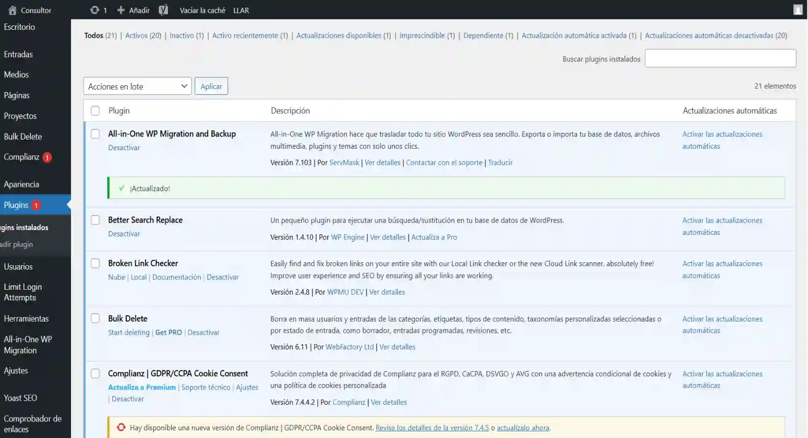 mantenimiento-web-wordpress-actualizacion-plugins Actualización de plugins en WordPress durante el mantenimiento web