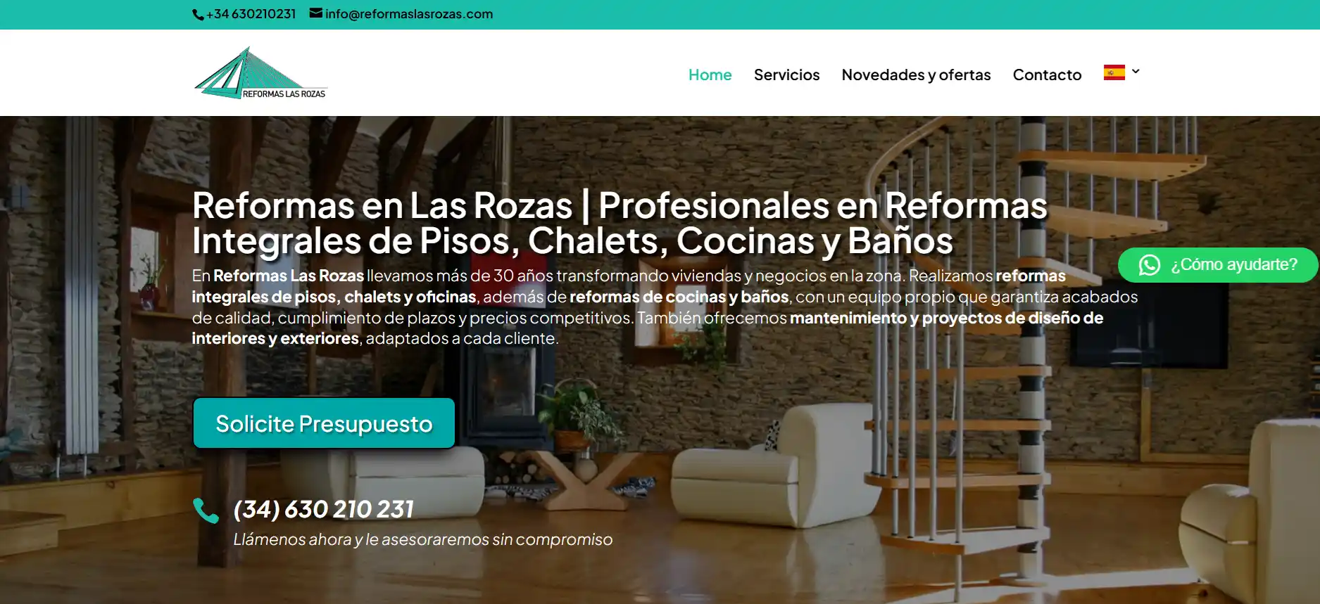 pagina-web-reformas-las-rozas-seo-local-consultor-seo-apd pagina web reformas en las rozas optimizada para seo local